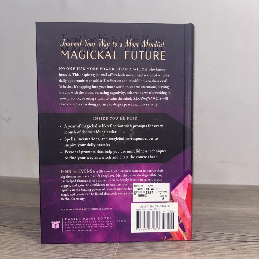 Mindful Witch : A Daily Journal for Manifesting a Truly Magickal Life by Jenn...